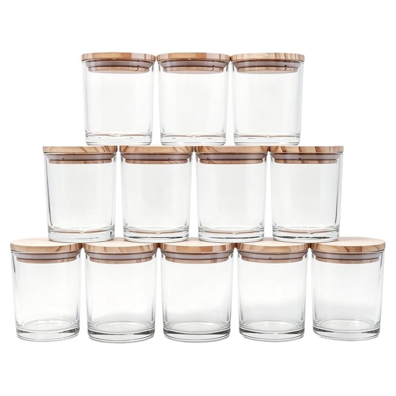 Candle Making Jars With Lids - M11K- لصنع حاويات الشموع - عبوات