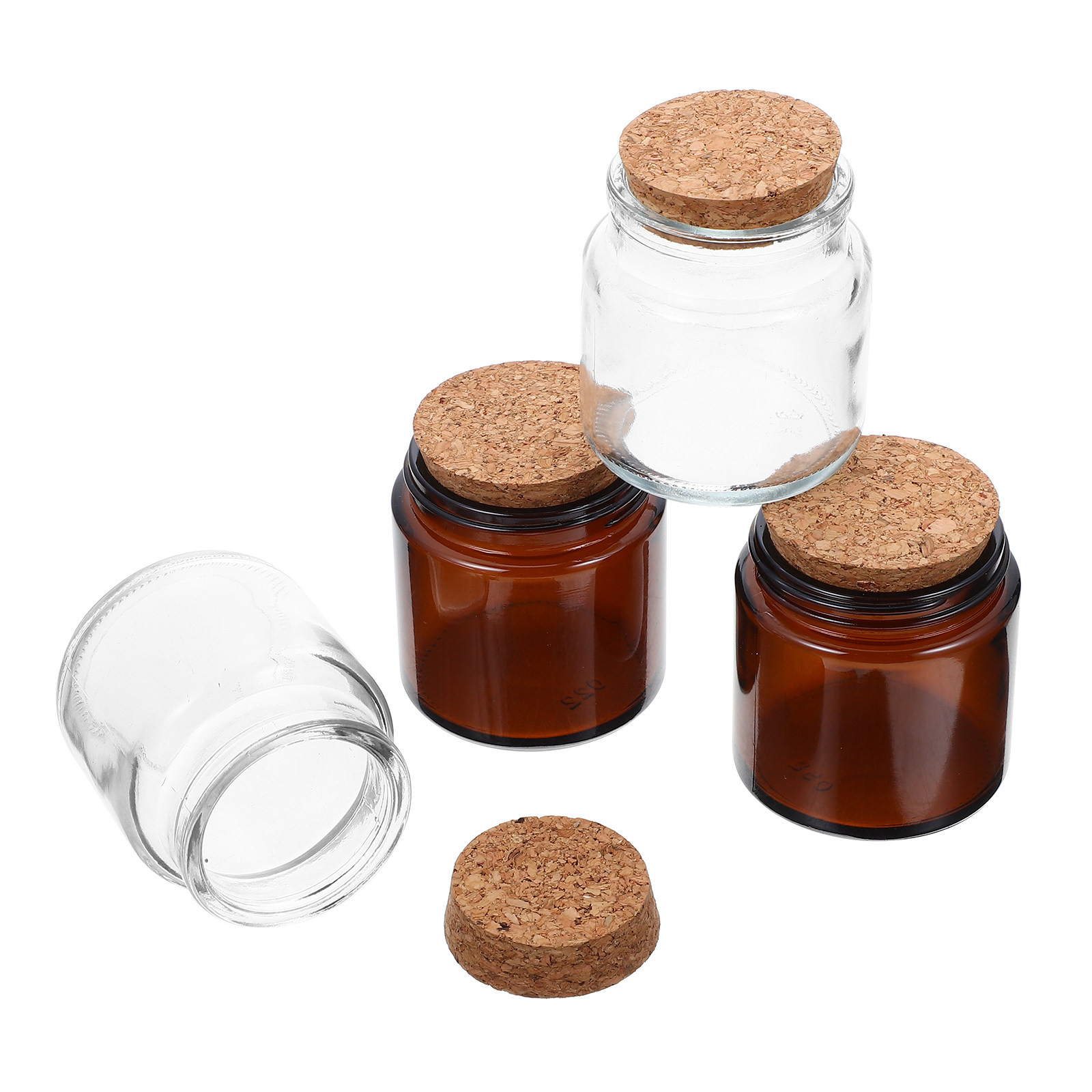 4 قطع من البرطمانات الزجاجية ا - مراجعة Candle Making Jars With Lids وسعره