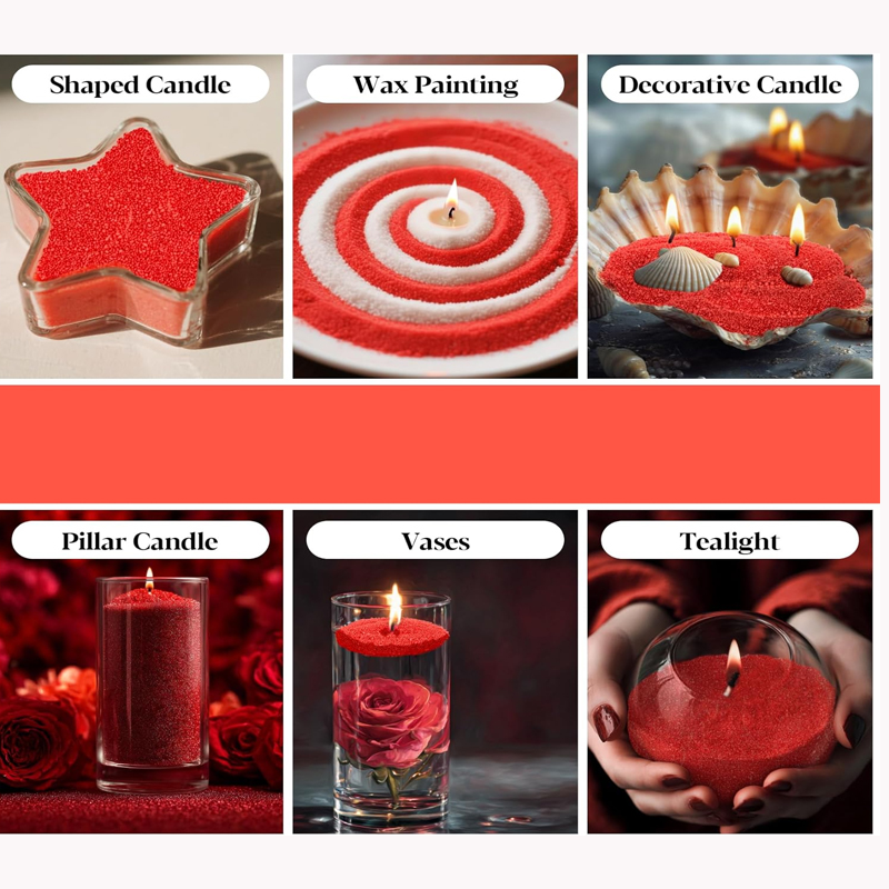 100 جرام شموع لؤلؤية باللون ال - مراجعة Candle Making Kits وسعره