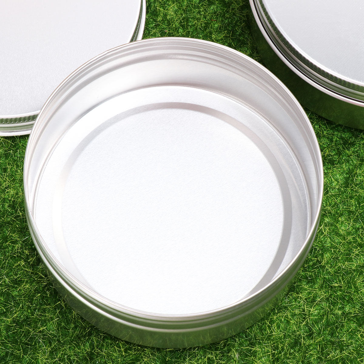 10 قطع من عبوات عينات زجاجات ا - مراجعة Tin Container Lid وسعره