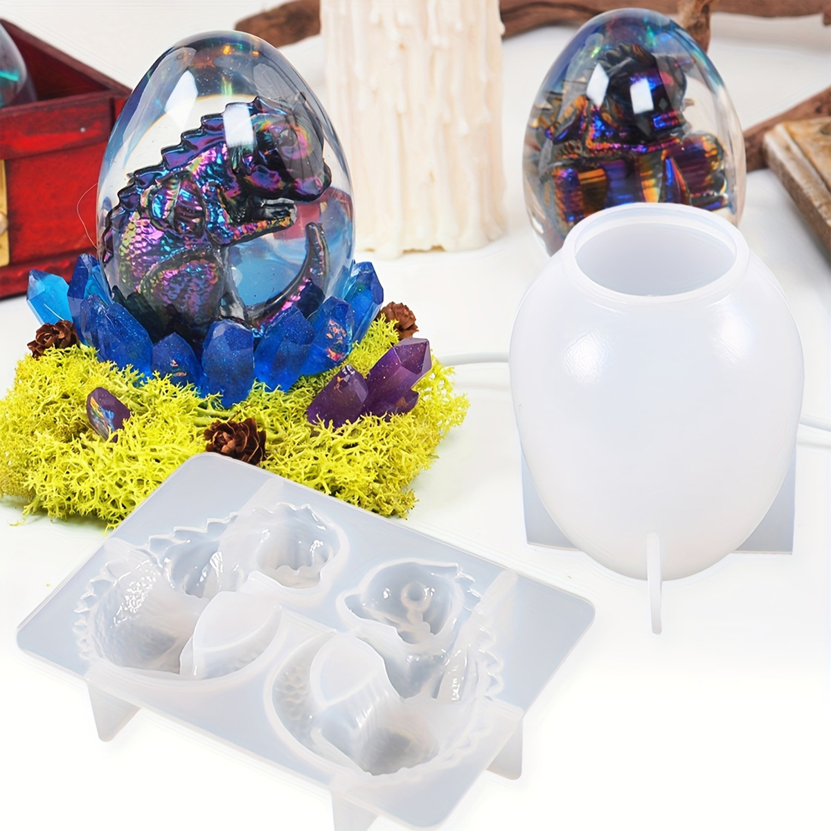 قوالب بيضة التنين السيليكون، م - مراجعة Candle Making Kits وسعره